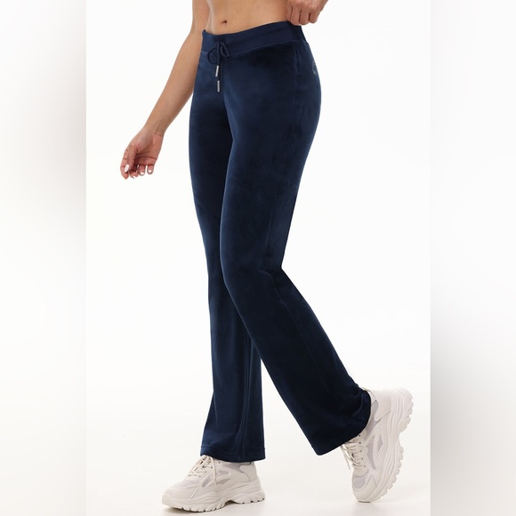 NWT Juicy Couture OG BIG BLING VELOUR TRACK PANTS Size XL - Picture 3 of 14